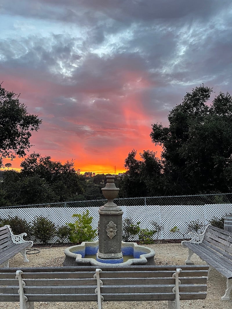Amazing sunsets, just look out the window at your door.