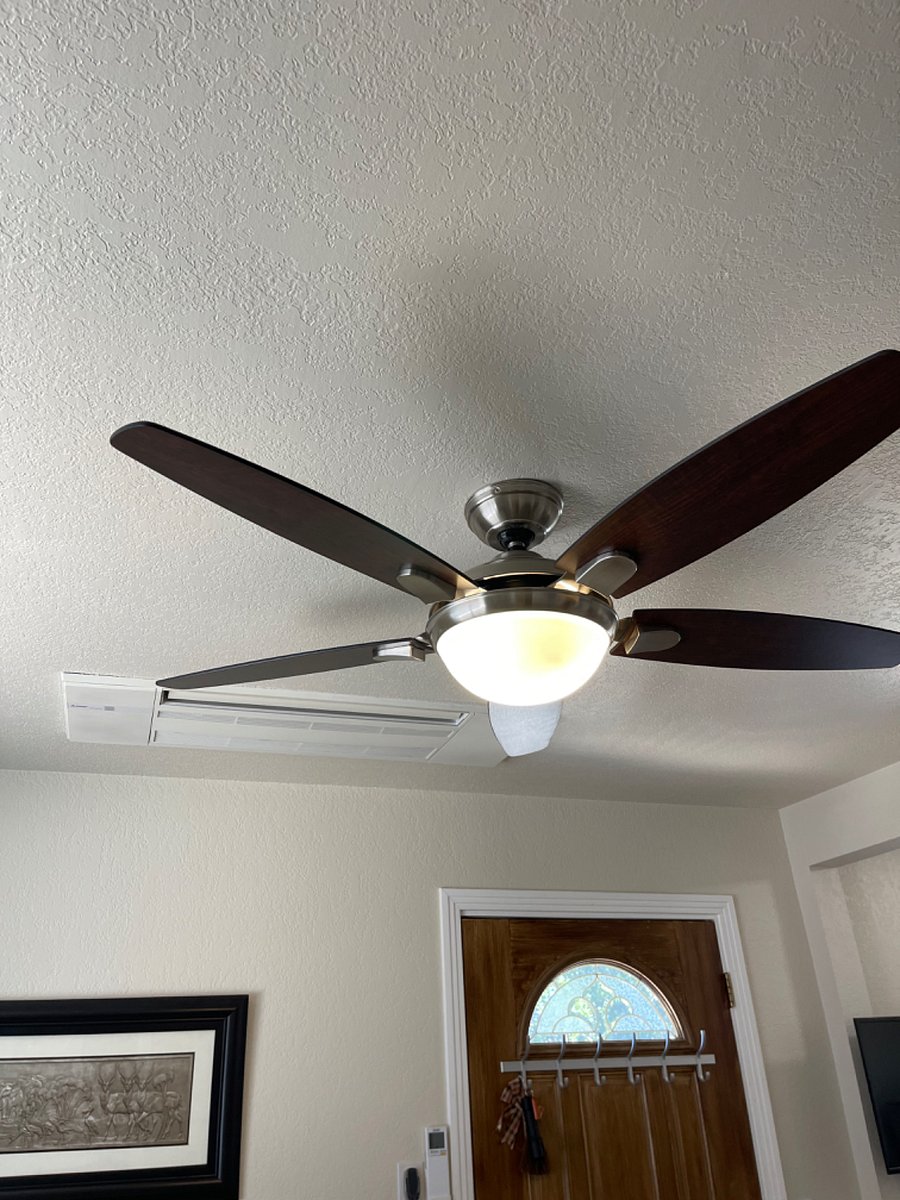 Ceiling fan and mini split AC/Heater