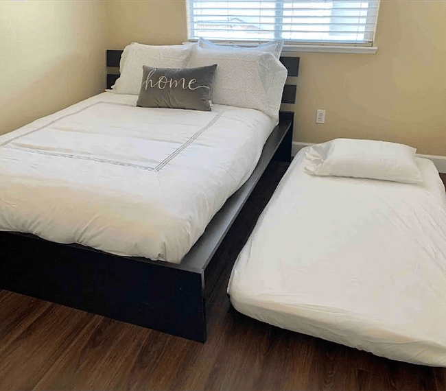 Grey bedroom