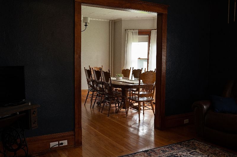 Our dining room comfortably seats 8!
