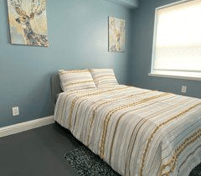 Comfortable full bed