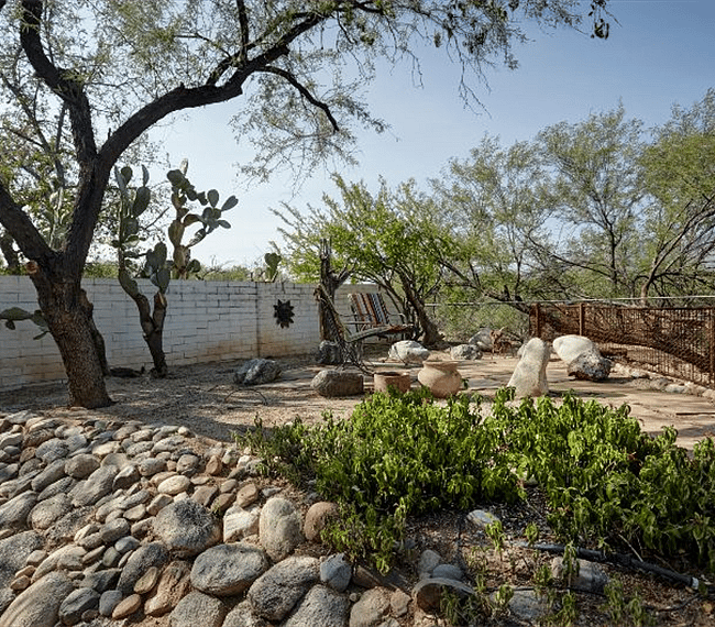 Patio two: Great spot to enjoy morning coffee and watch desert wild life