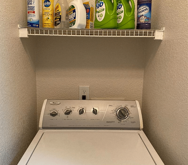 washer and dryer in unit