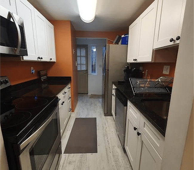 Fully stocked kitchen with updated appliances