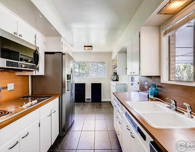 View from Dining Room into Kitchen