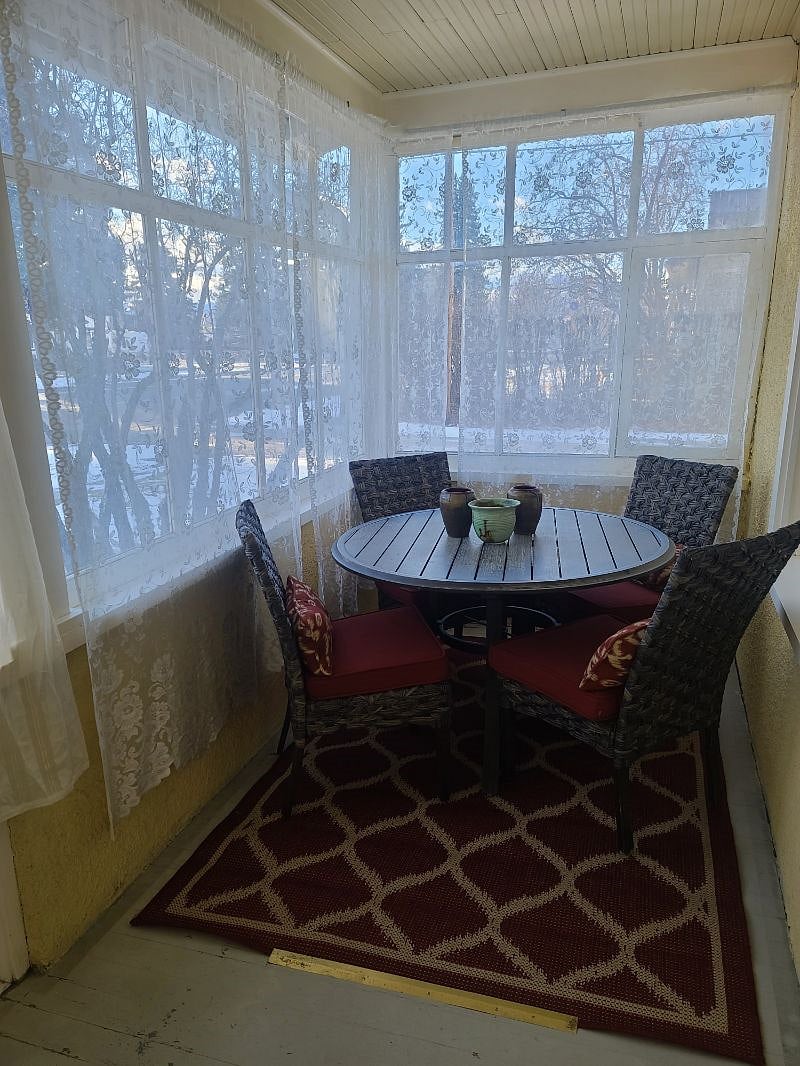 Front Unit enclosed porch