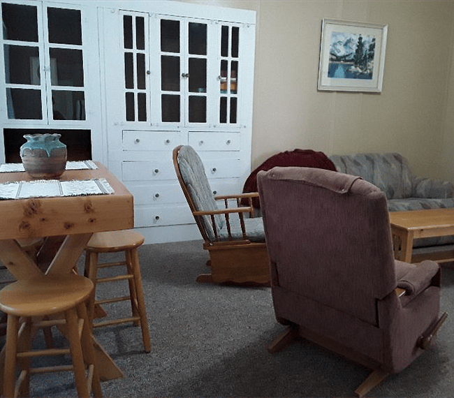 Rear Unit Dining/Living Room