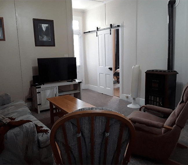 Rear unit living room area