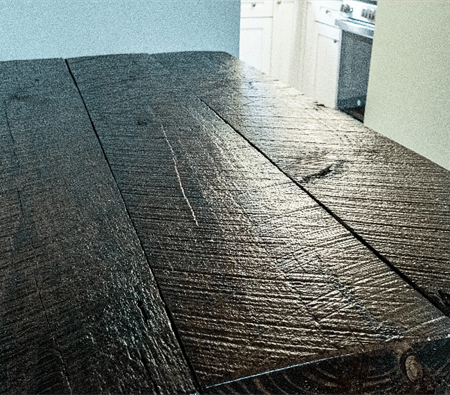 Immaculate wooden dining table