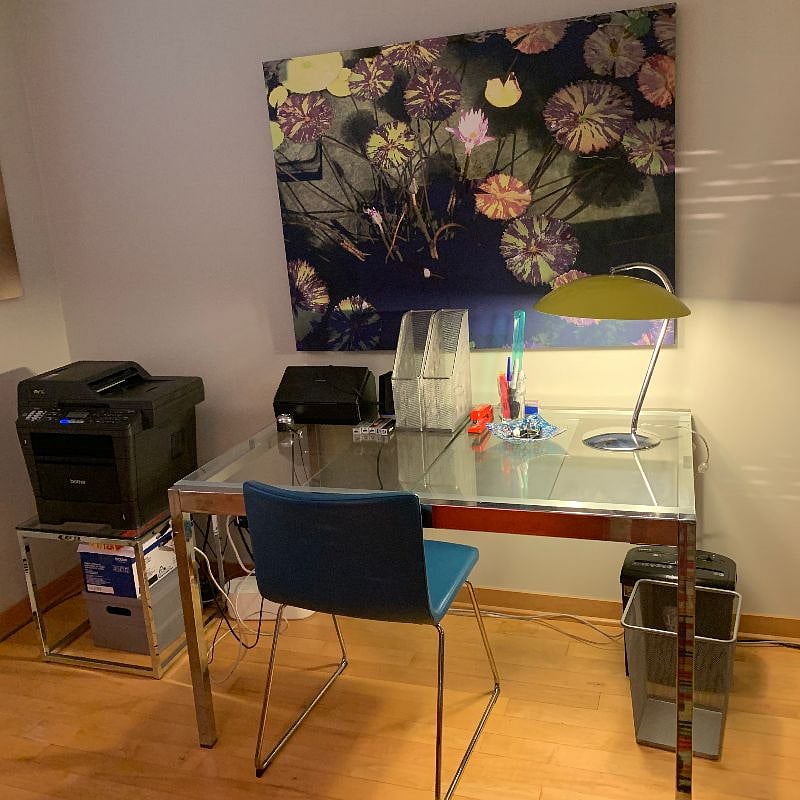 Nice study workspace