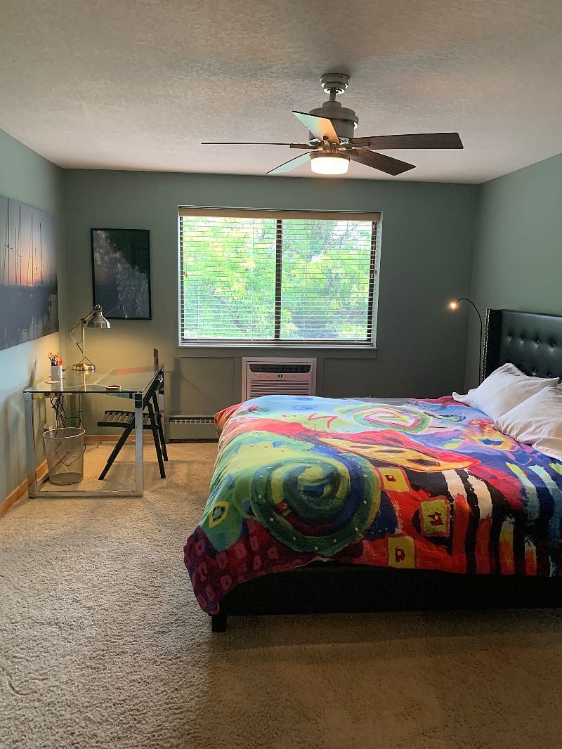 Light filled bedroom