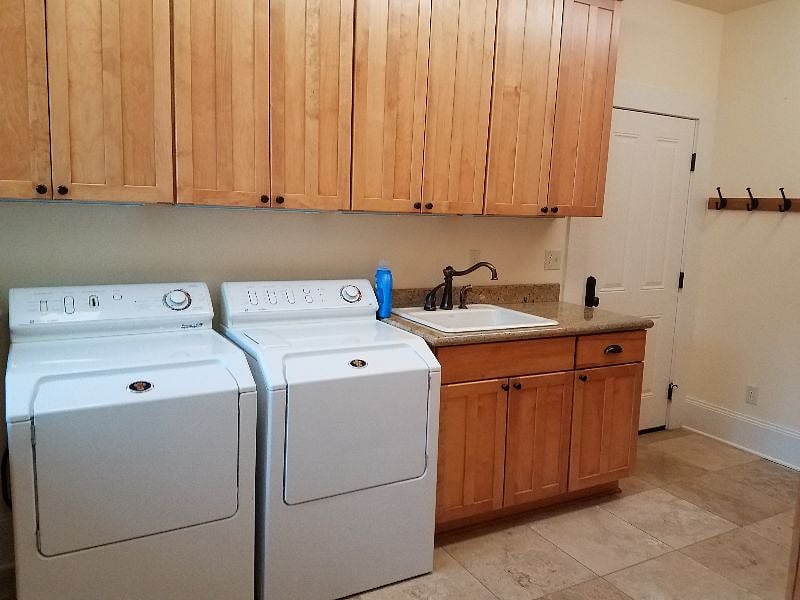 Washer and dryer