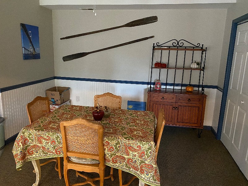Dining room area
