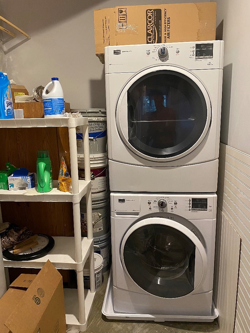 Washer and dryer