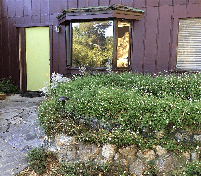 Private entrance to retreat