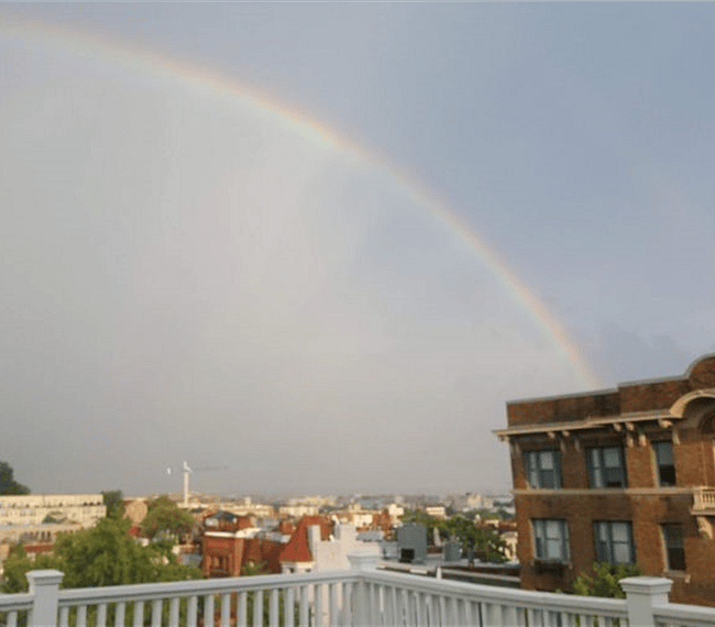 Rainbow alert - fireworks viewing
