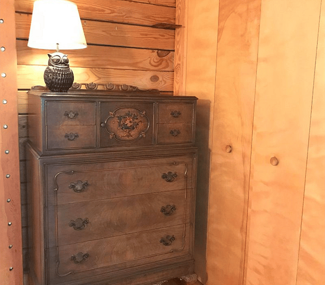 Antique wardrobe for you to use.