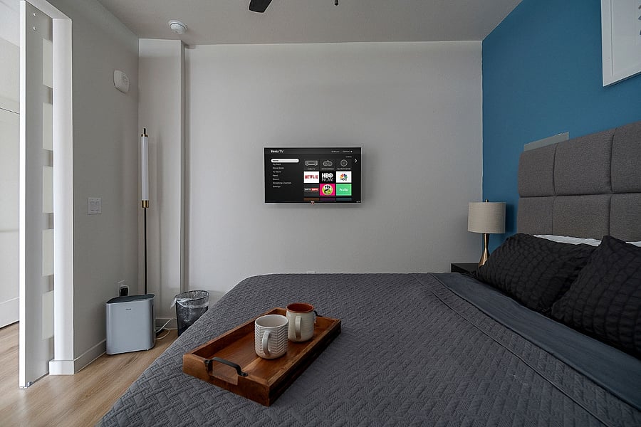 Spacious bedroom
