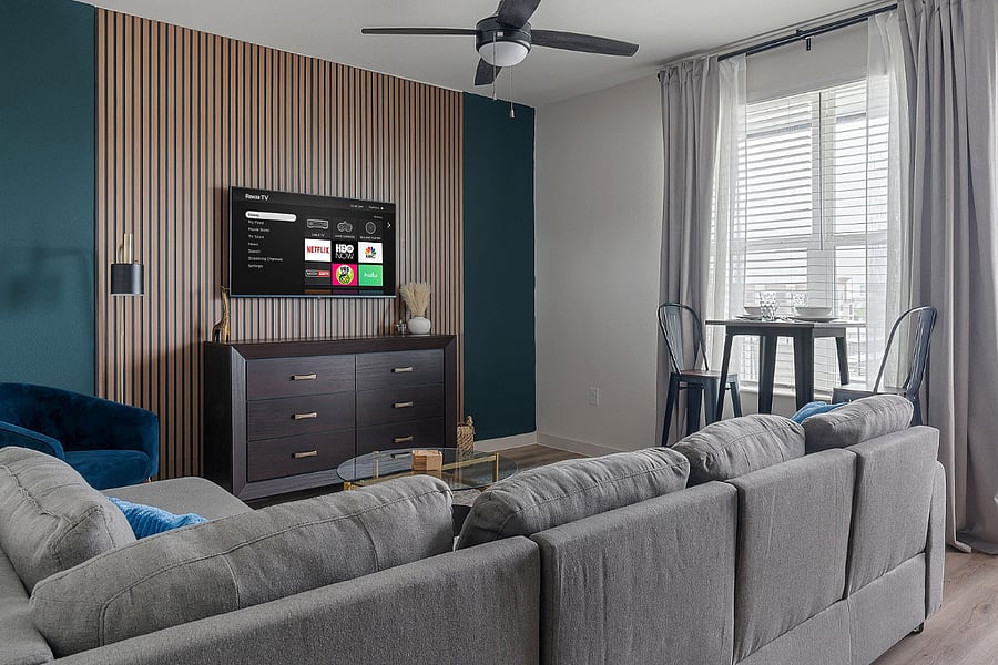 Living Room Entertainment Space