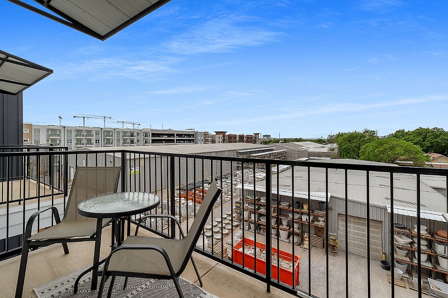 Private Balcony with Outdoor Seating