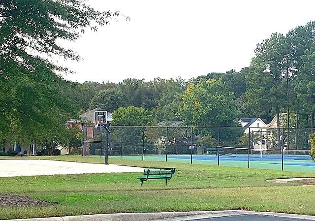 Leisurely walk to tennis and basketball