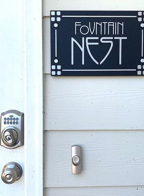Enter your code, open the door and you are home