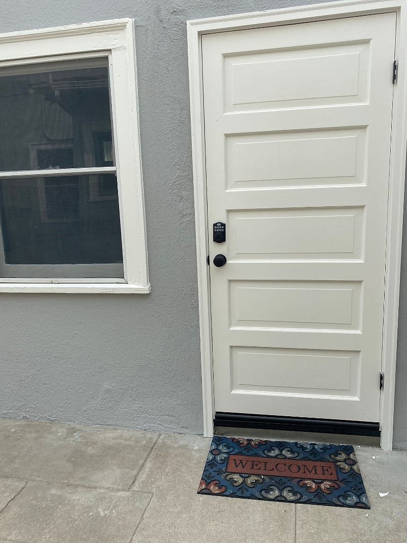 Separate outdoor entrance