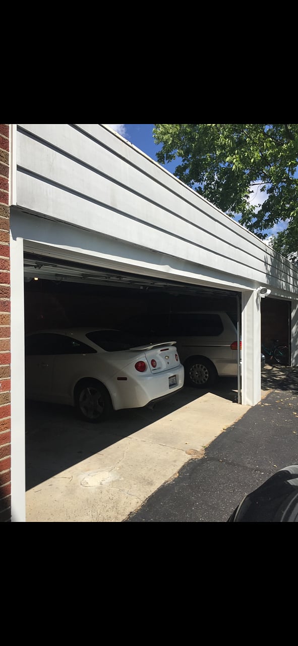 Assigned garage parking with remote.