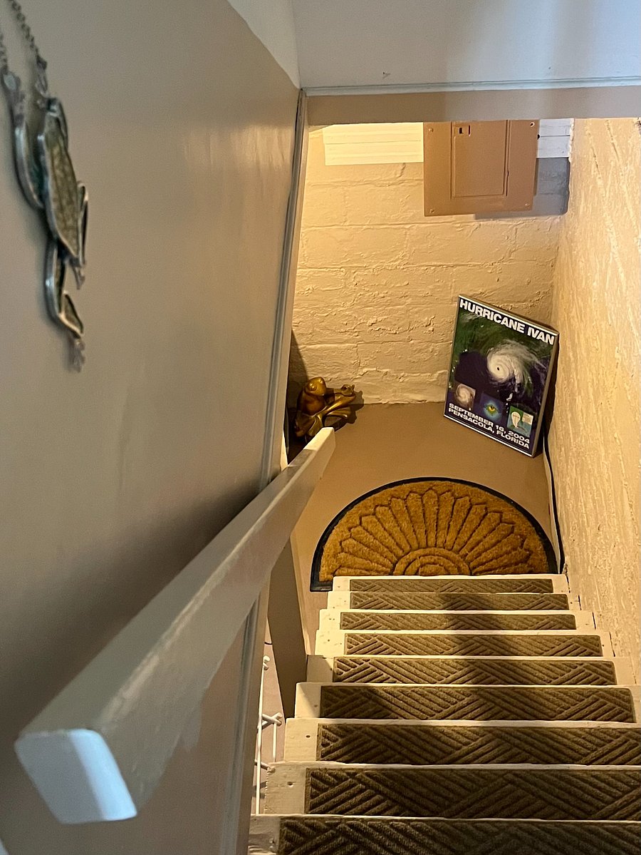 Stairs to the basement.