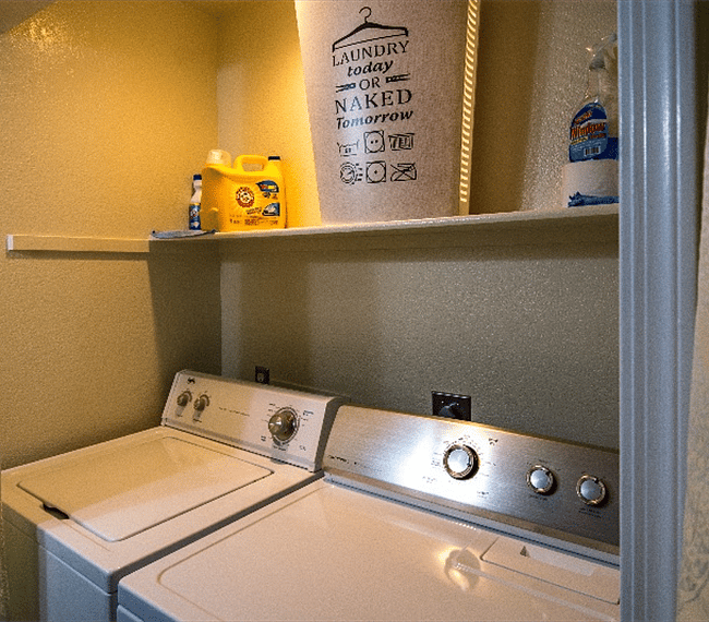 In unit washer/dryer