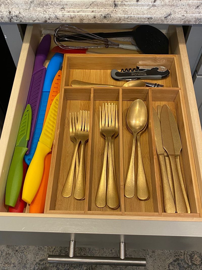 Fully stocked kitchen
