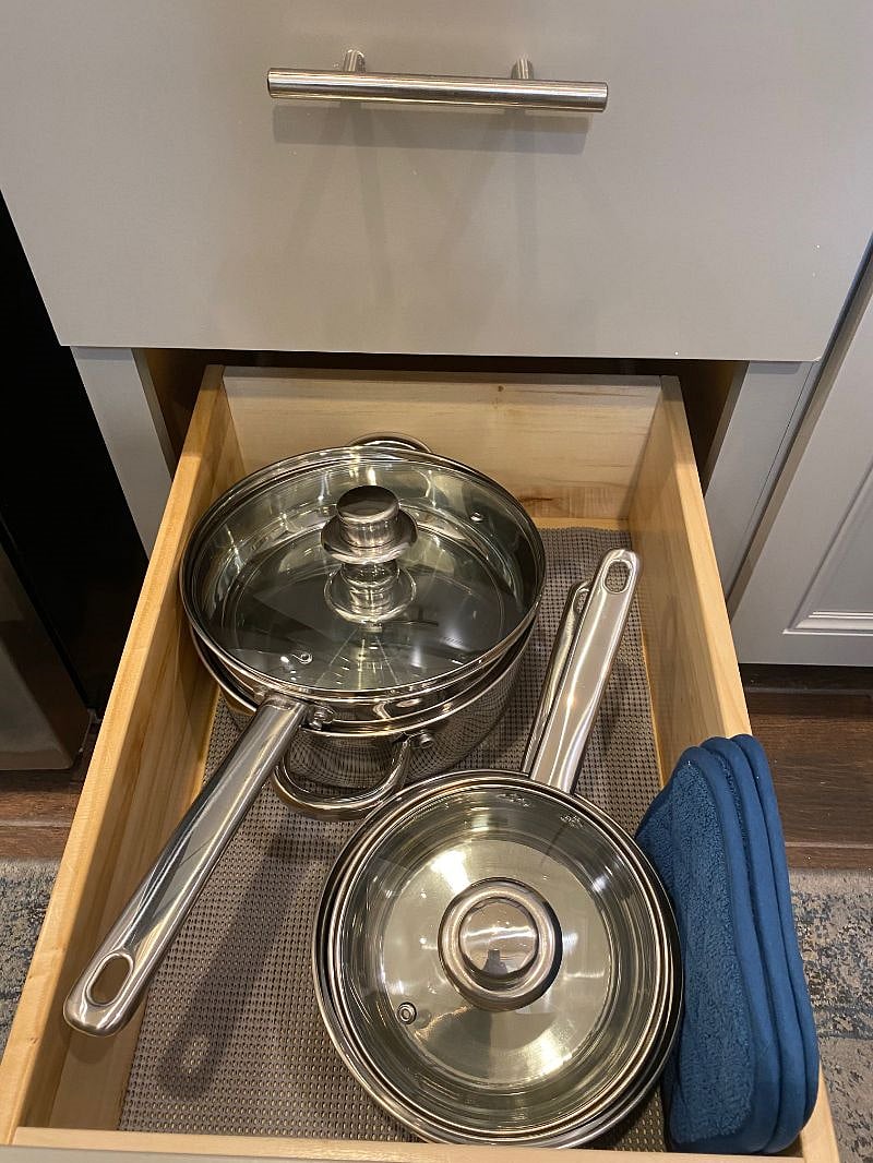Fully stocked kitchen