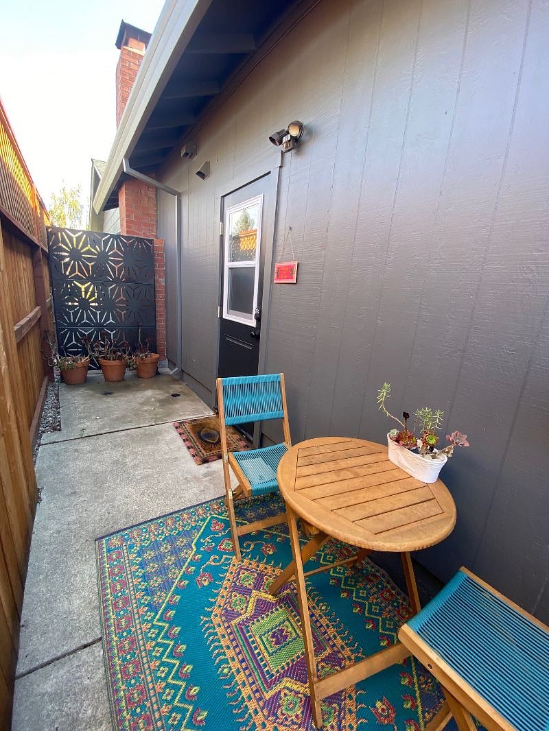 Casita entrance & private patio