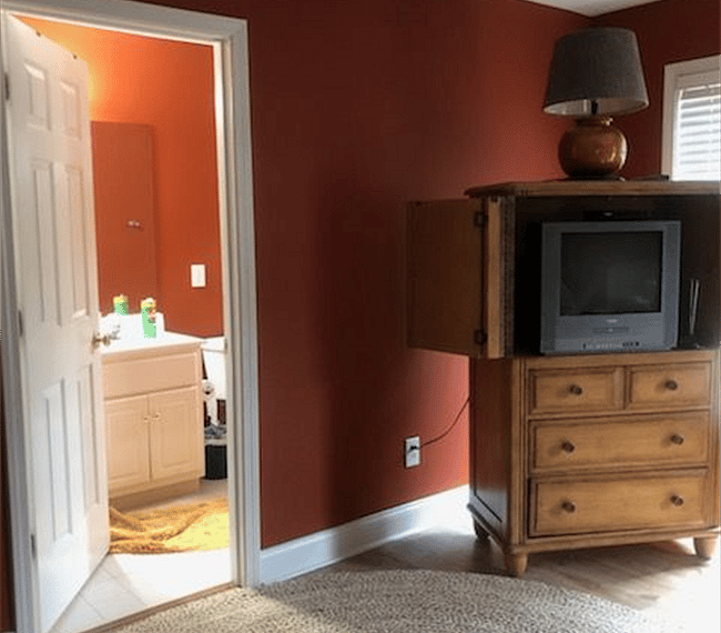 On suite bedroom