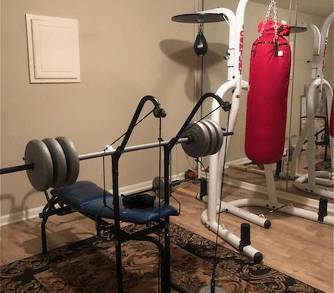 Fully equipped gym