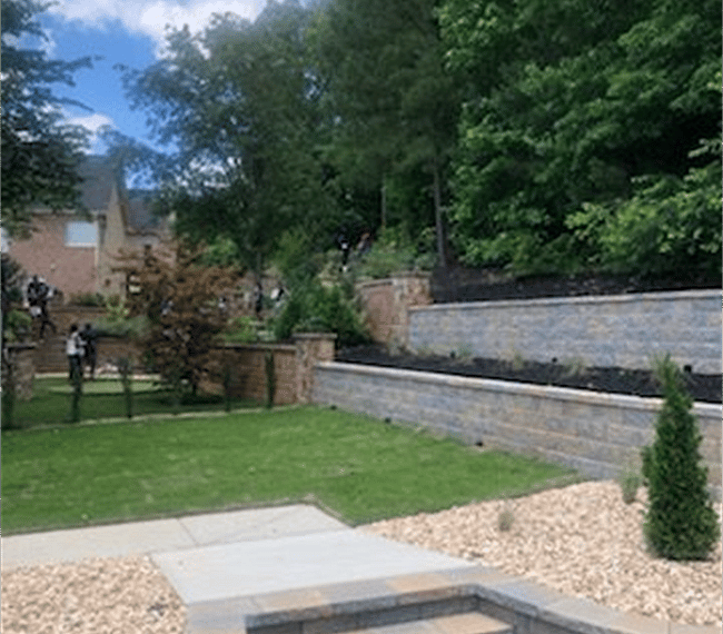 Lovely established gardens surrounding the home