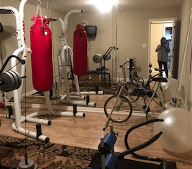 Fully equipped gym
