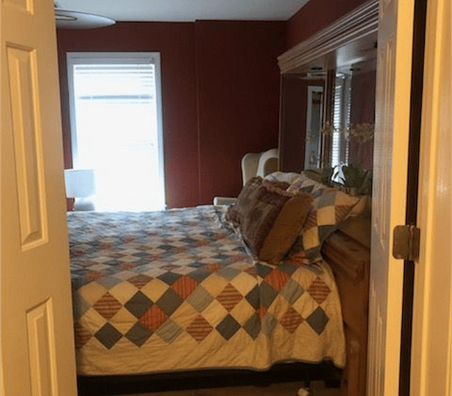 Light filled bedroom