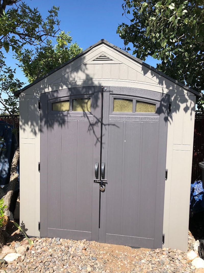 Dedicated shed for storage