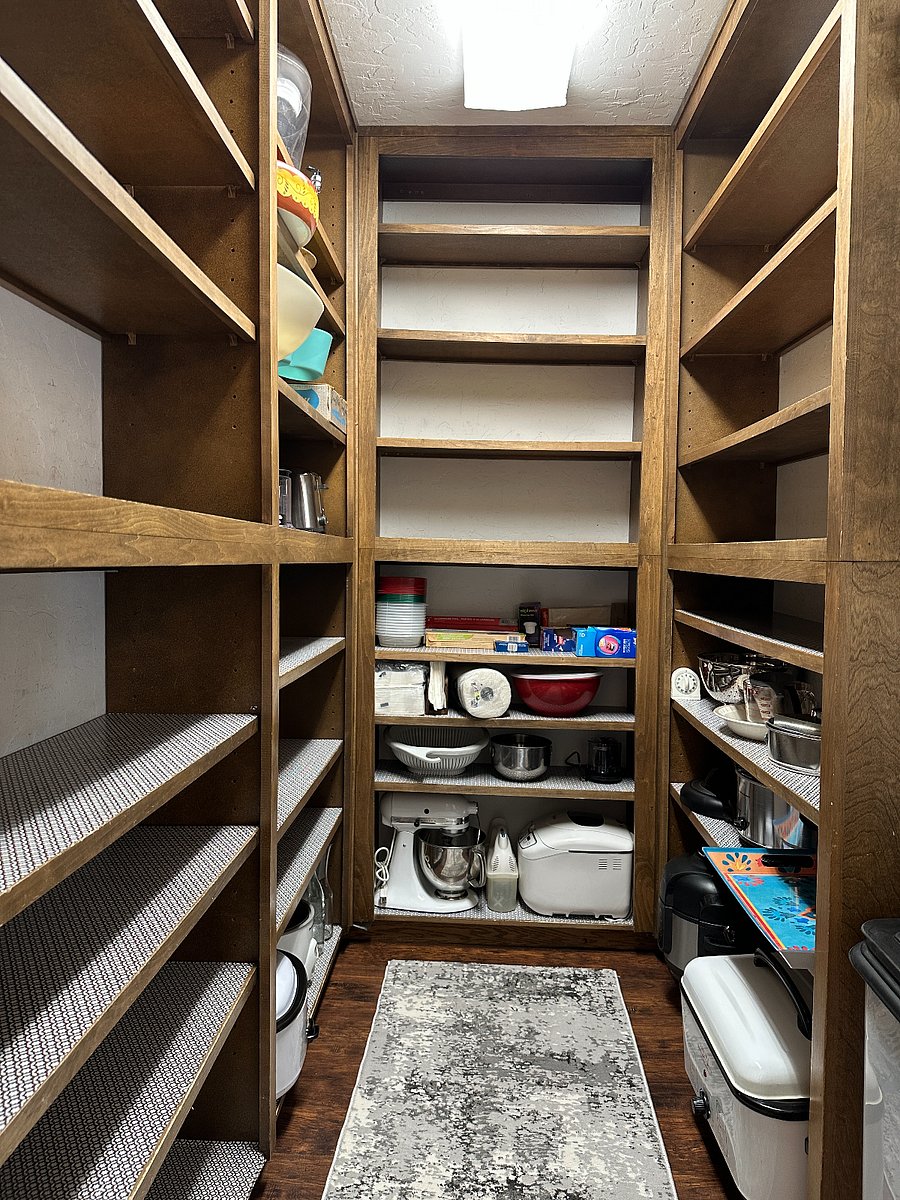 Large walk-in pantry