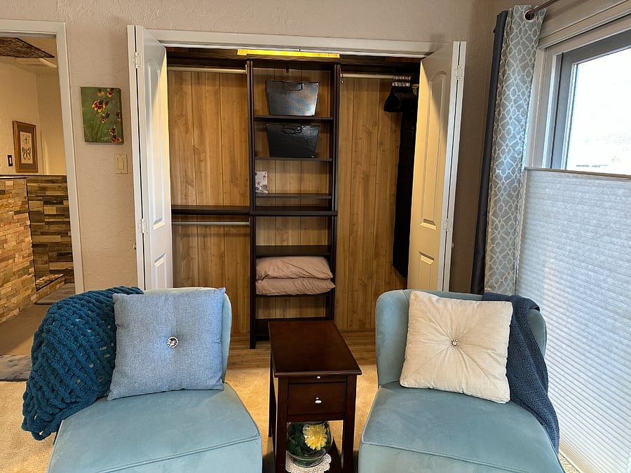 His and her custom closets