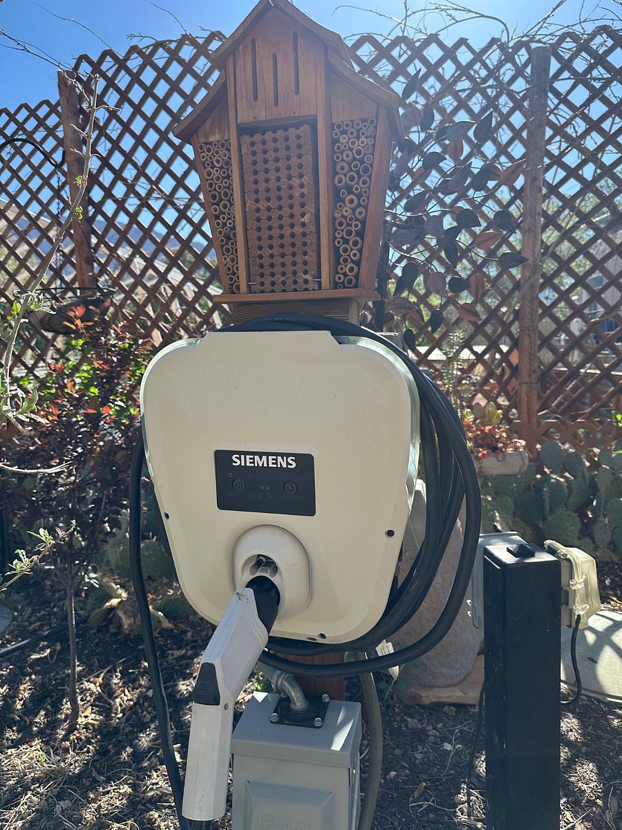 Level 2 EV Charger available for overnight charging