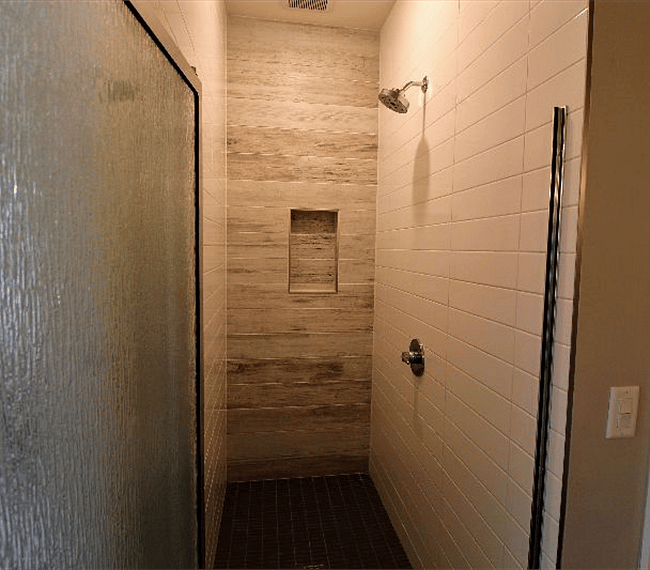 Large shower