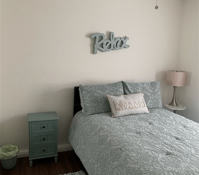 Cozy and bright bedroom