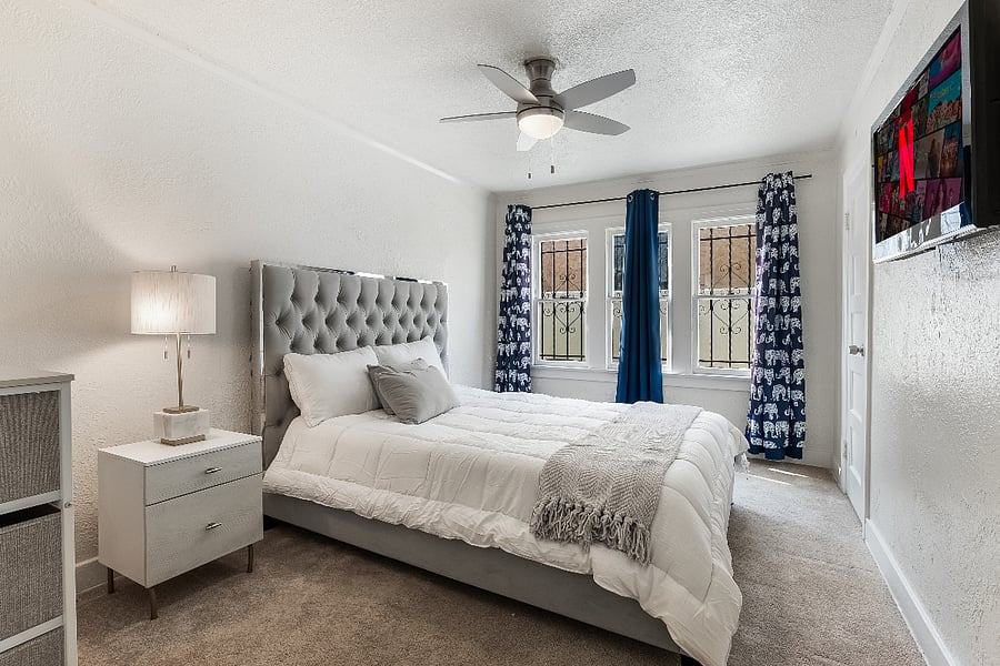 Smart LG TV in each bedroom.