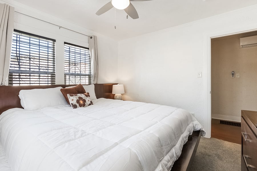 Second Bedroom: Brand new King bed and medium firm Tempur-Pedic mattress. 