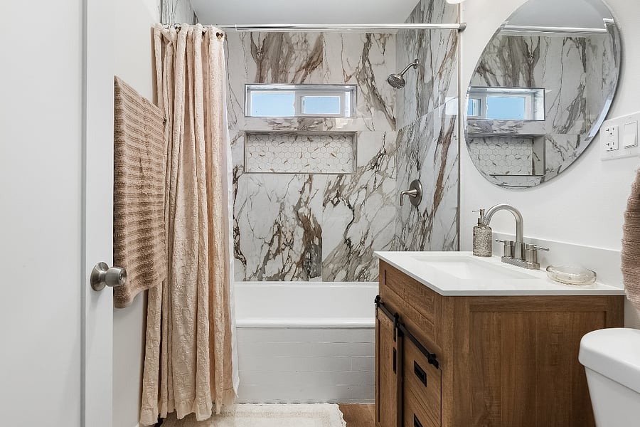 Newly renovated Bathroom. 