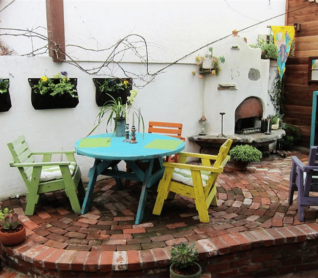 Private patio