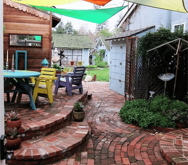Private patio