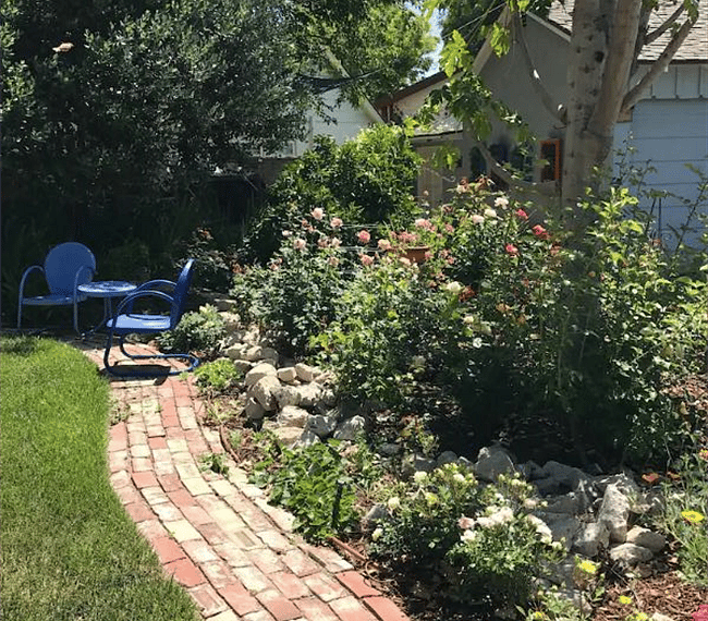Tranquil outdoor seating